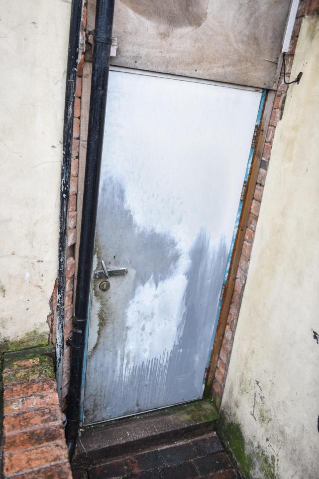 The rear of the property on Hagley Road in Birmingham which was raided by counter terrorism police officers late on Wednesday evening