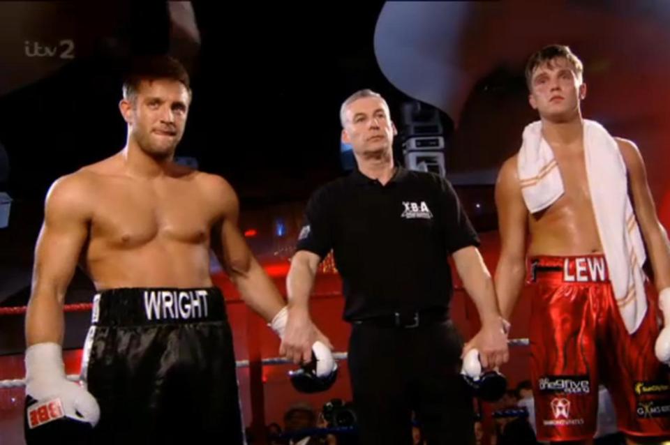 Lewis Bloor had a charity boxing match with Elliot Wright when he was in Towie 