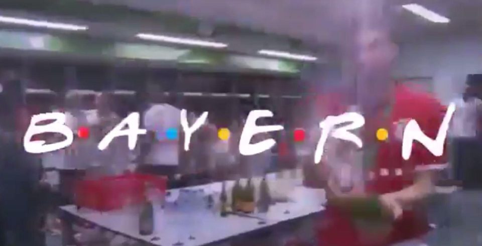 Bayern produced a video copying one of the most famous sit-coms ever