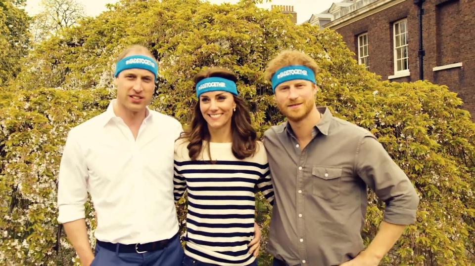 Duke and Duchess of Cambridge and Price Harry have released 10 films as part of their Heads Together campaign