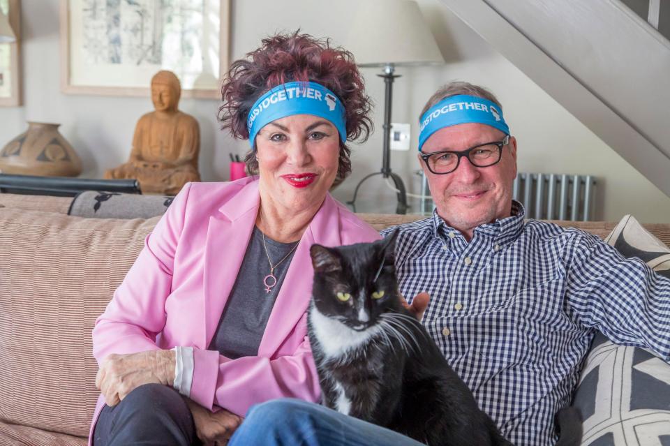 Ruby Wax and her husband, Ed Bye, discuss her mental illness
