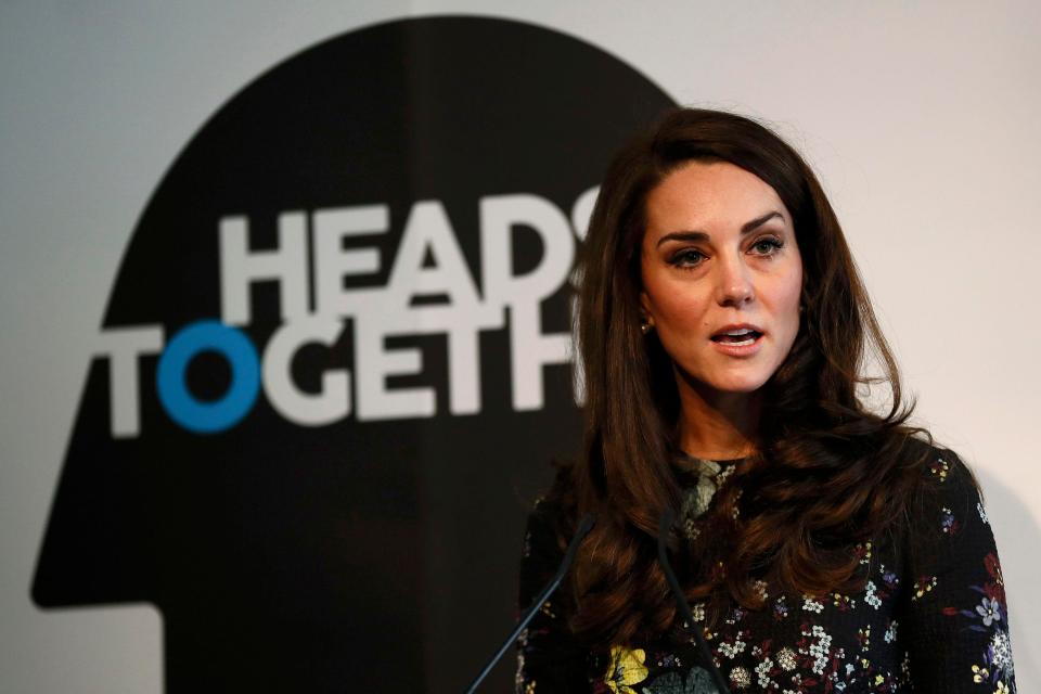 The Duchess of Cambridge, together with Princes William and Harry, launched the videos today
