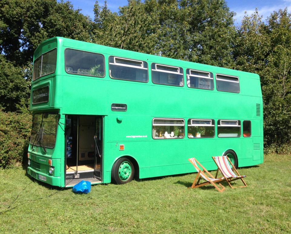  This transformed Double-decker bus features on the show