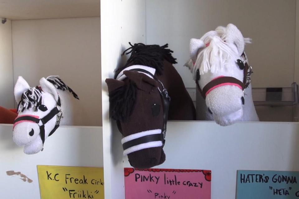  Hobby horse showjumping... well, why not?