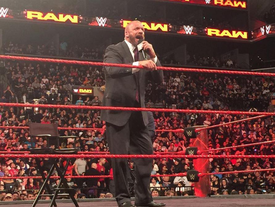 The boss was in fine form on Monday Night Raw - and is set to face Seth Rollins at Wrestlemania