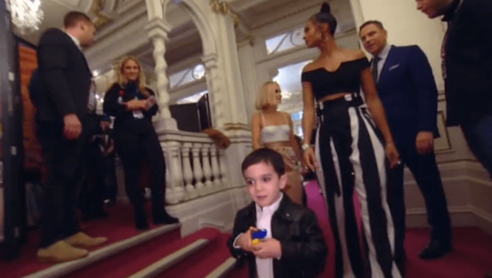  Eric was excited on his way to sit on the BGT panel