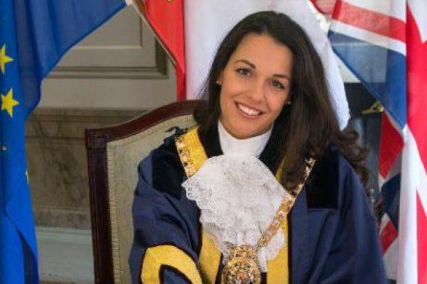 Lopez, 30, is the youngest person ever to be elected mayor of Gibraltar