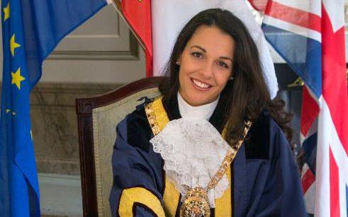Lopez, 30, is the youngest person ever to be elected mayor of Gibraltar
