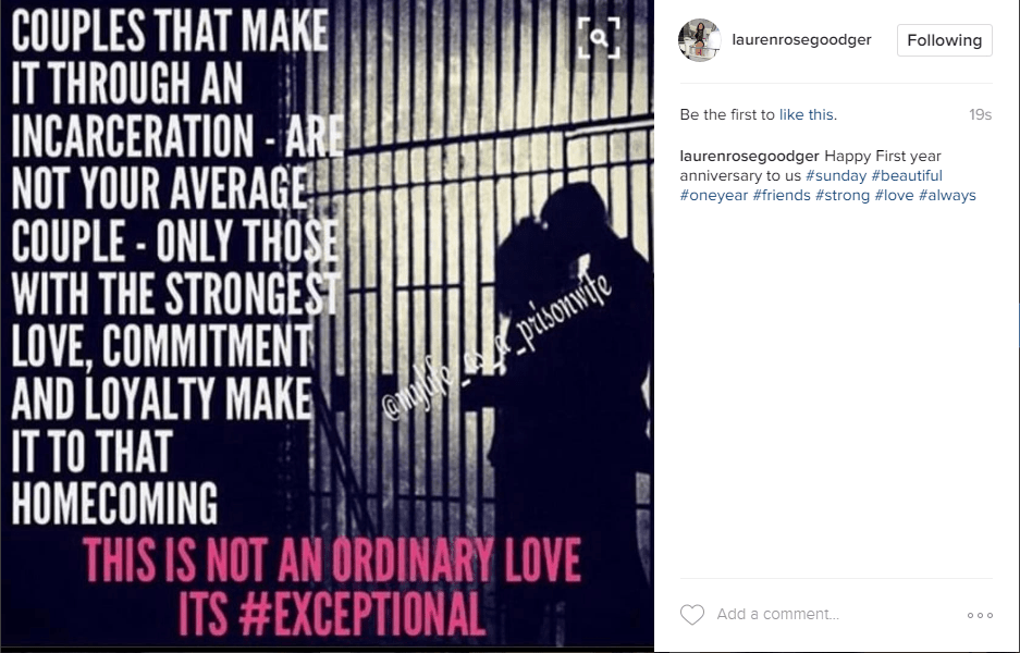Lauren Goodger posted this romantic meme only to delete it minutes later 
