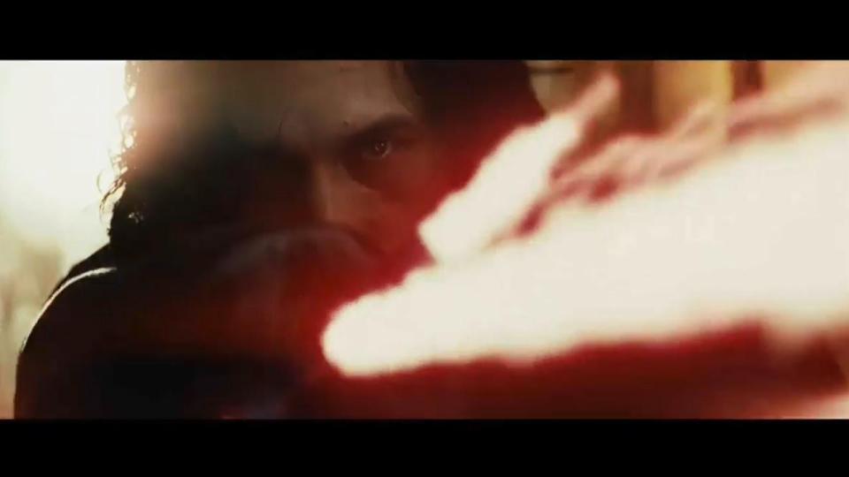  Villain Kylo Ren appeared for a brief moment