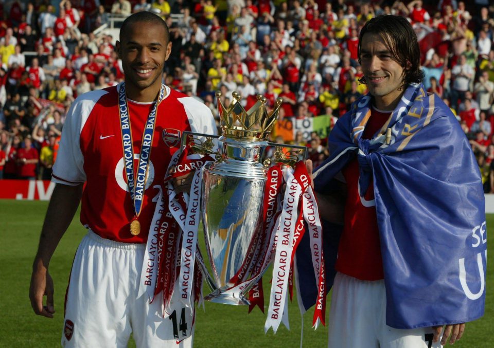  Robert Pires won two Premier League titles with Arsenal