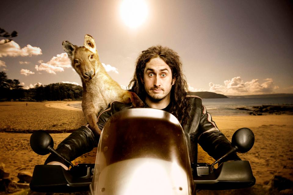  Stand up comedian Ross Noble who has become a regular on comedy panel shows