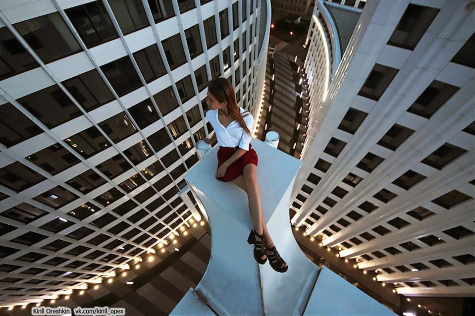  Angelina Nikolau hit headlines when she spent weeks travelling the world last year - and rooftopping some of the globe's highest buildings
