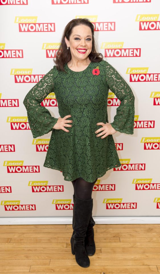  Lisa Riley has spoken of the moment she saw her flat stomach for the first time following an operation to remove her excess skin