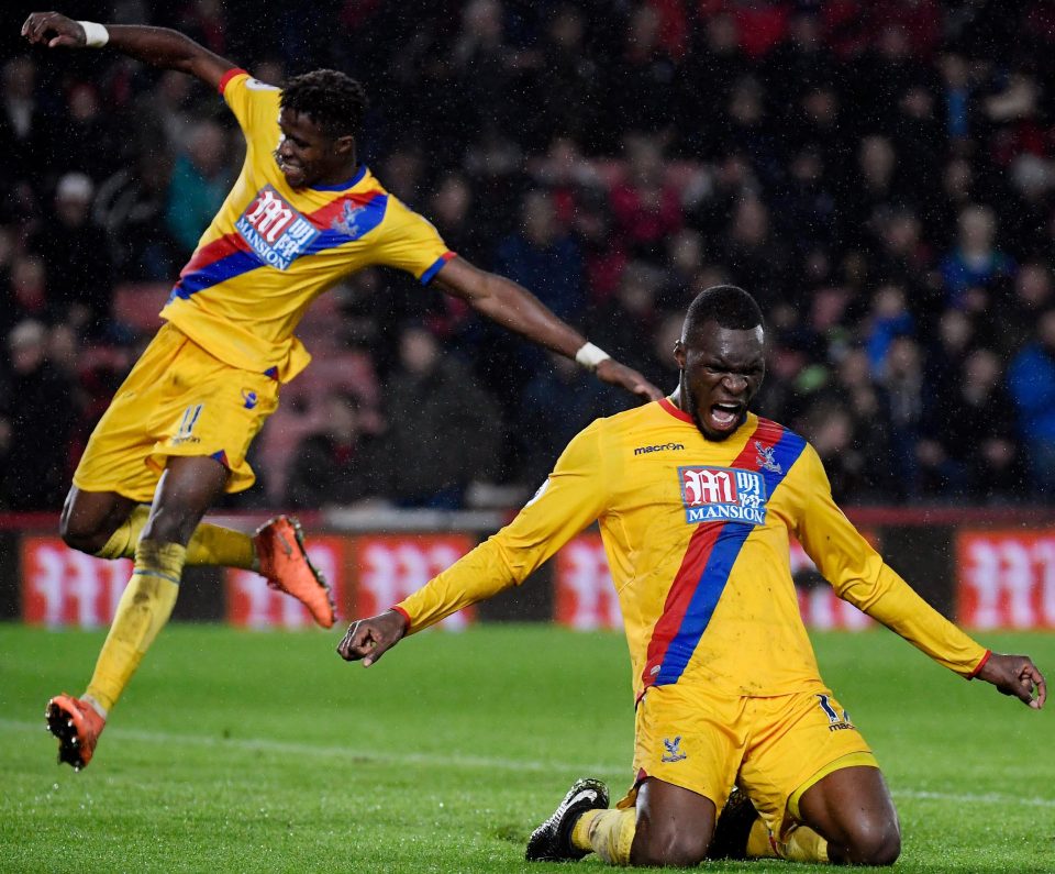 Wilfried Zahah and Christian Benteke...winning combination