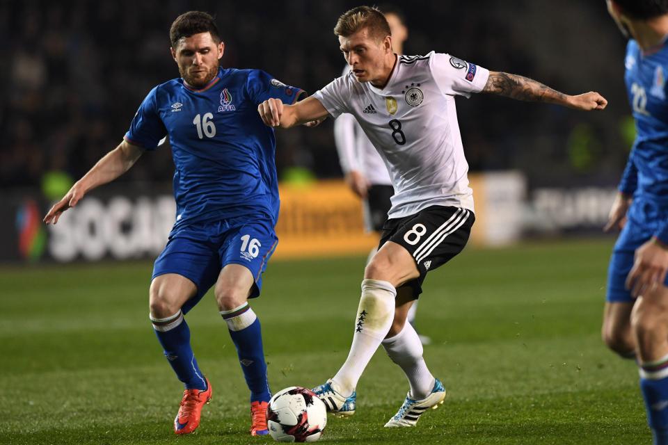 German international Toni Kroos is seen as the future of Man United's midfield