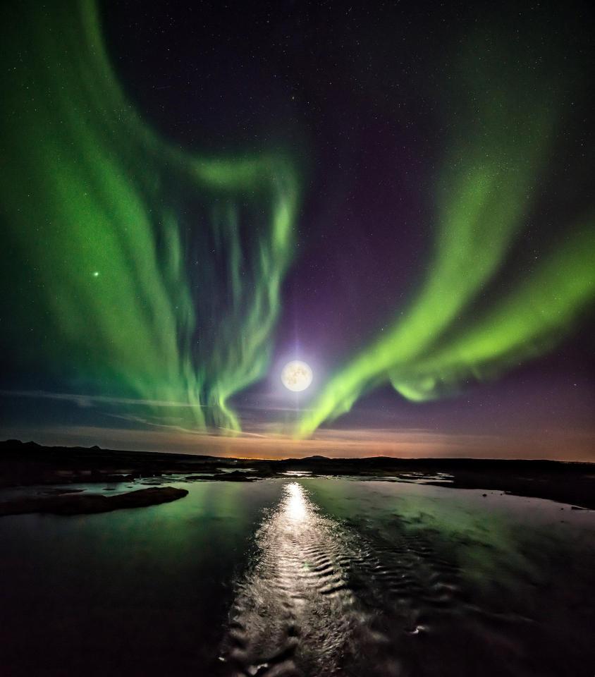Northern Lights house Hallgrimur Helgason