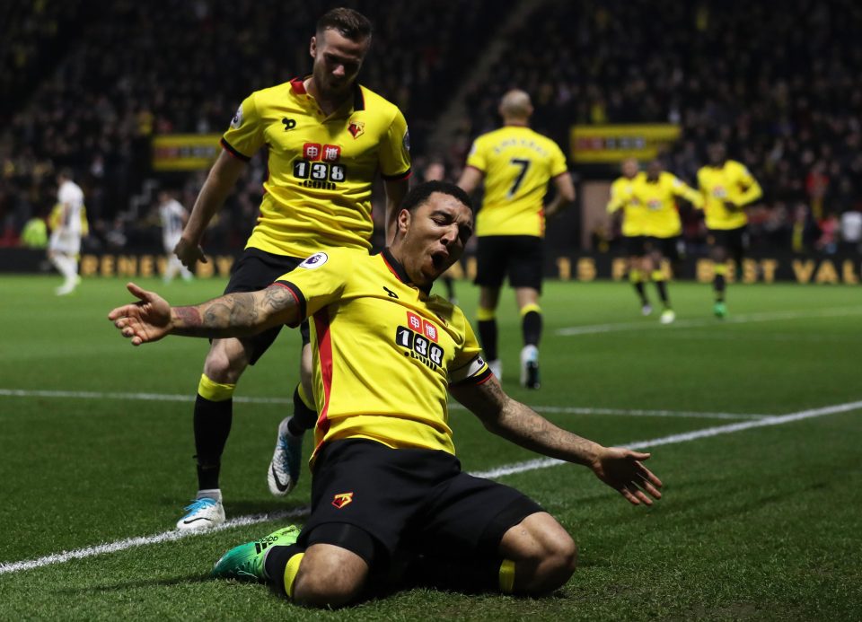  Deeney raced on to Niang's ball over the top to drive the ball under Ben Foster