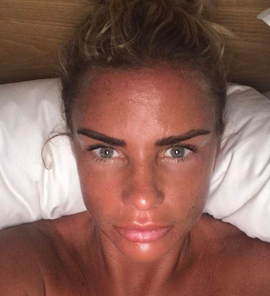 She received a mixed reaction from fans with this shot of her dark tan, with some saying they worried for her skin