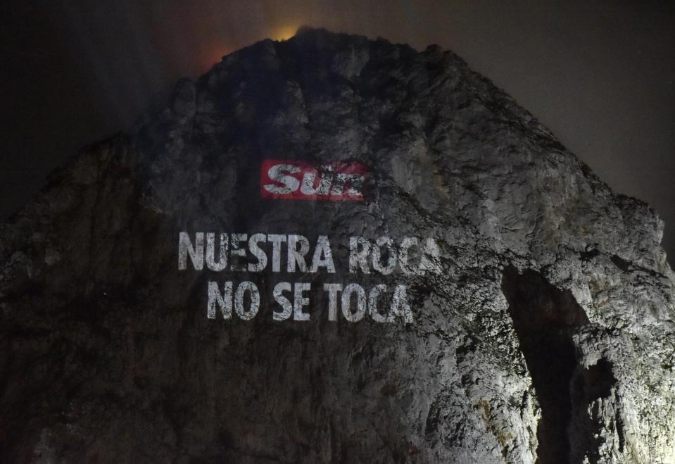  We made sure our messages of support for the Gibraltarians were translated into Spanish for those across the border