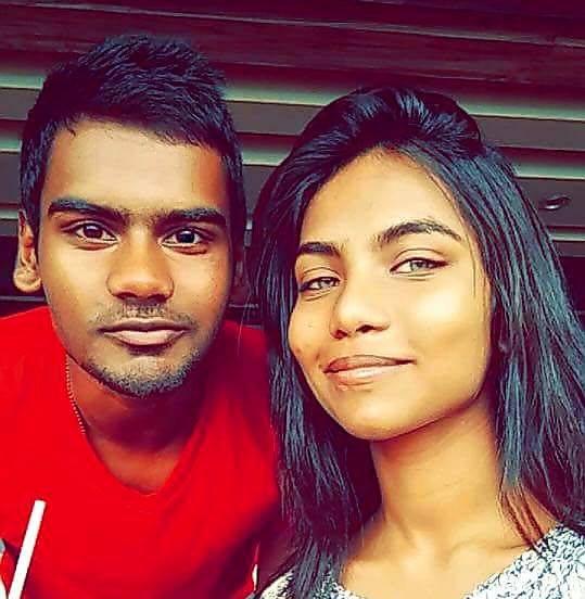  Rayyan Athif (left) pictured with Raudha - says his sister didn't kill herself
