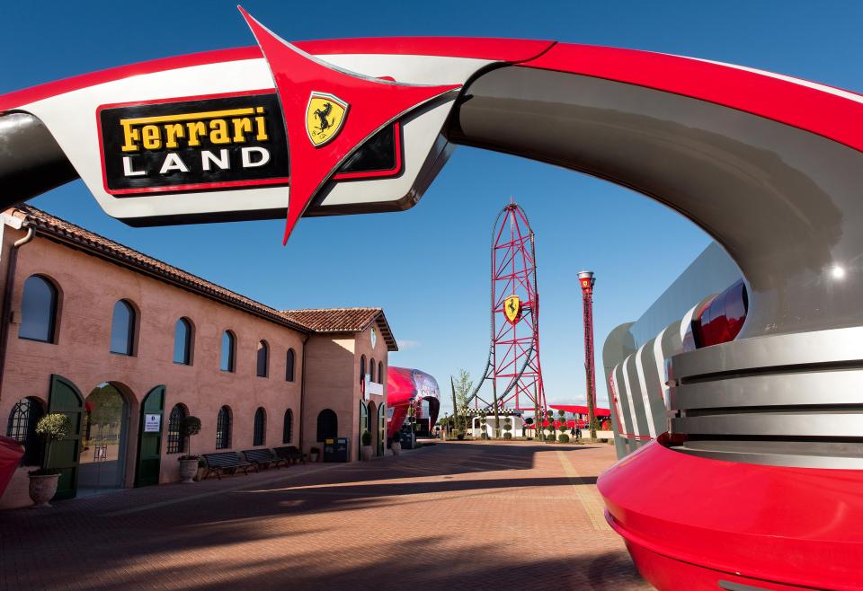  The Red Force ride goes from 0 to 112mph in five seconds