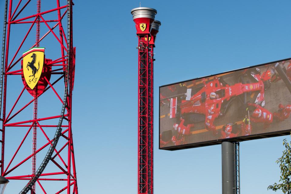 Vertical ride Red Force is the main attraction