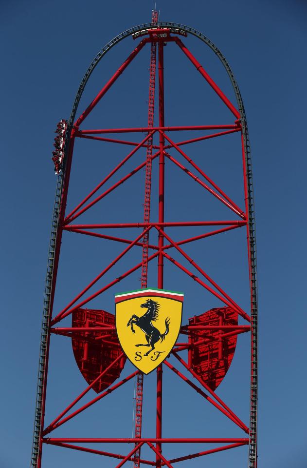  Rollercoaster is nearly 370ft high with a near-vertical climb and drop