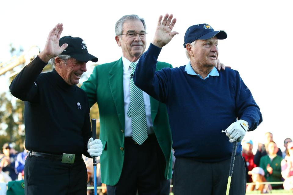  Gary Player and Jack Nicklaus got the 81st Masters underway