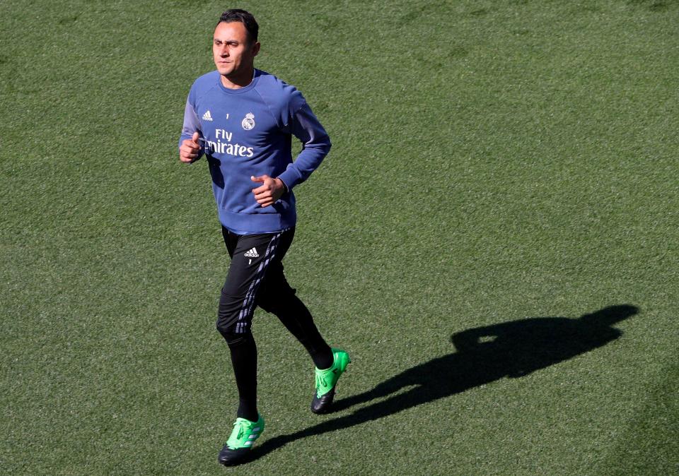  Keylor Navas is expected to start in goal against Atletico