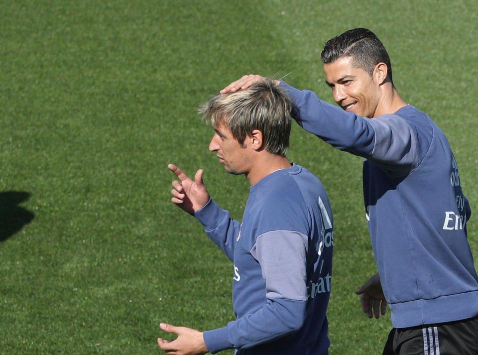  Madrid's talisman ruffled Fabio Coentrao's hair