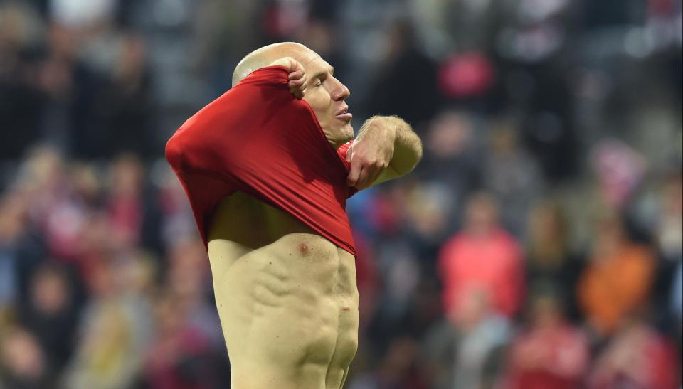 Arjen Robben, who had a similar strop last month, admitted he was jealous