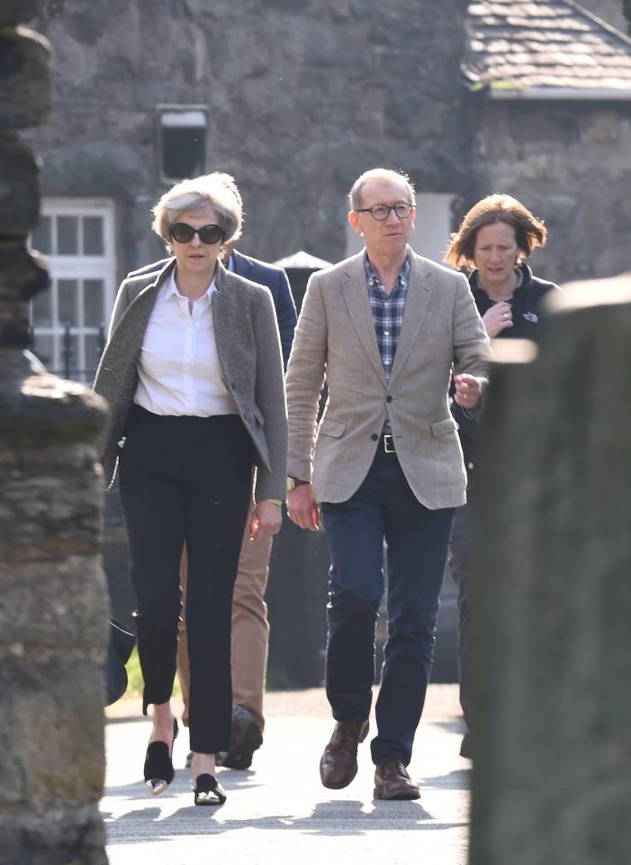  Theresa May decided to call a snap election during her holiday in Wales last week