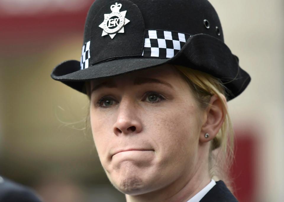  Cops came from all over the UK to pay their respects to PC Palmer