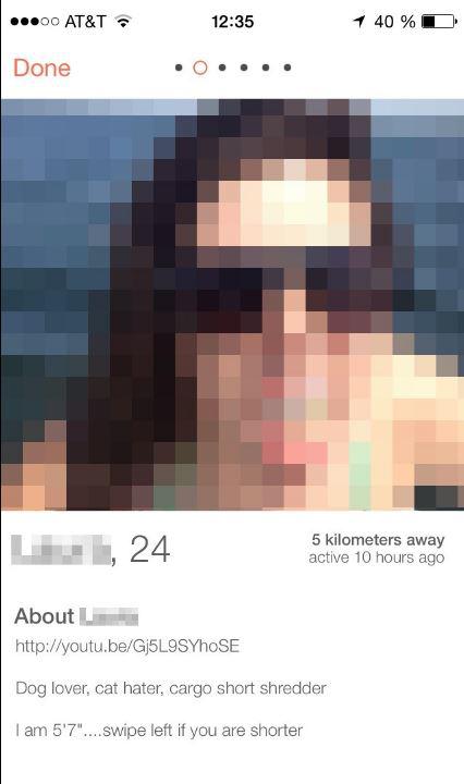  The singleton's profile made it VERY clear she was not looking for someone shorter than her