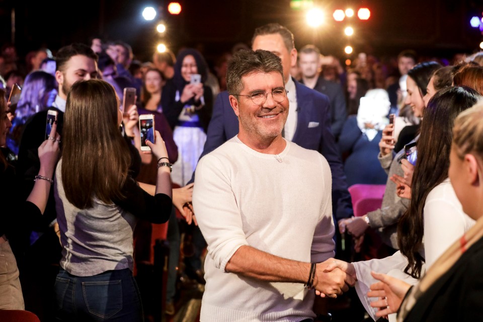Simon gave a rare glimpse of his emotional side as the choice brought him to tears
