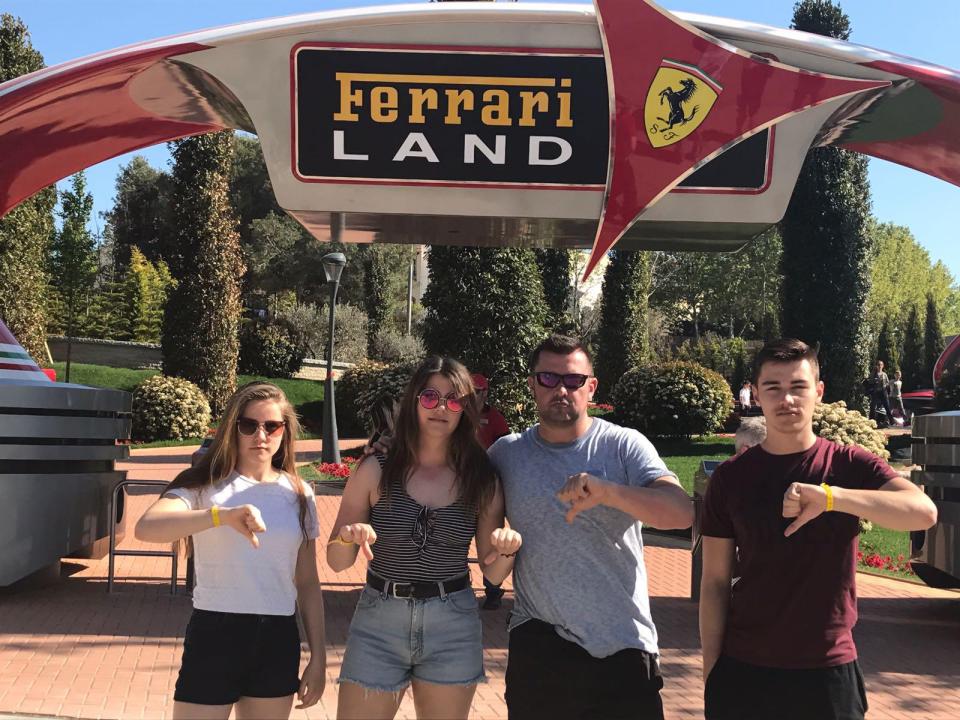  Ferrari fan Michael Jones paid £400 for stay and tickets to park for his family