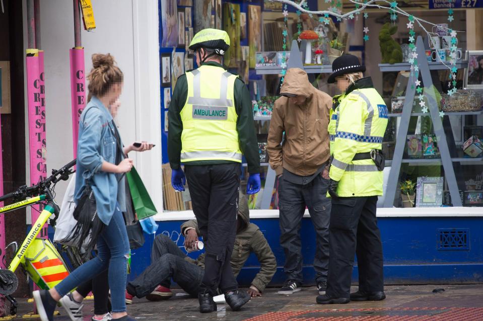  He was later seen speaking to police who were out patrolling the city streets