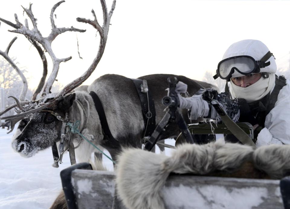  Moscow has ordered that the country's elite special forces are trained in the art of reindeer-riding as they prepare a move to the base