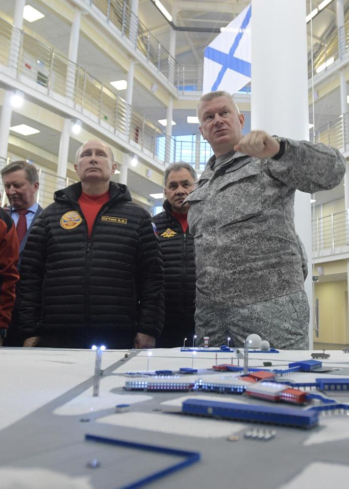  Vladimir Putin had overseen plans for the massive complex on Alexandra Land