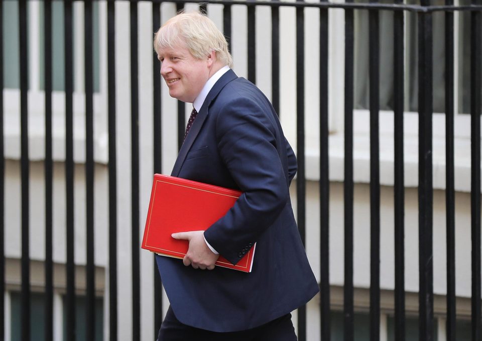  Boris Johnson smiled as he left Downing Street after Cabinet met ahead of the election announcement