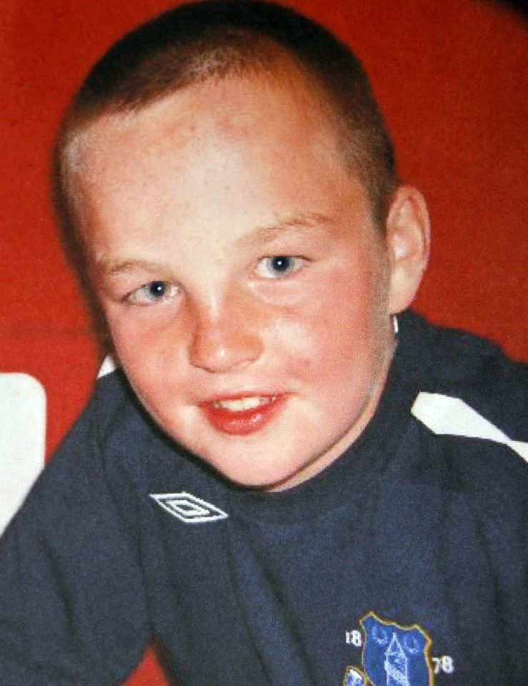 Rhys was heading home alone after football practice at 7.30pm in broad daylight when he was shot