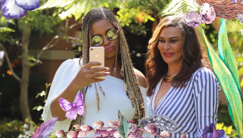  Beyonce's mum Tina has been accused of dropping a massive hint