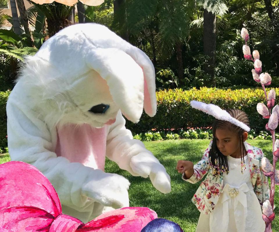  Some believe little Blue is going to have a baby brother and sister