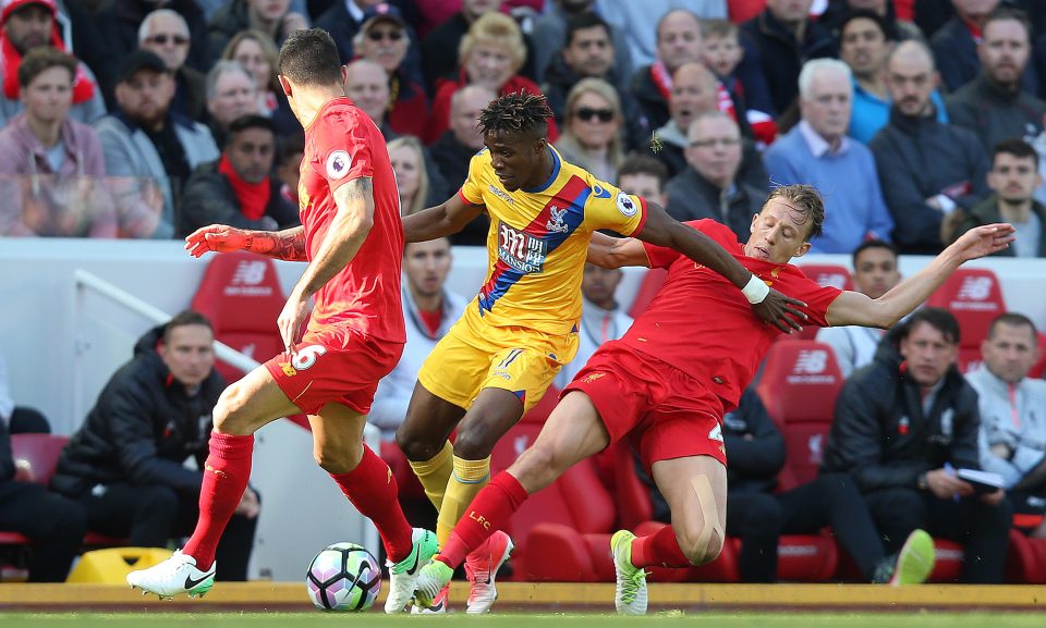 Winger Wilfried Zaha has been a big hit for Crystal Palace under new boss Sam Allardyce 