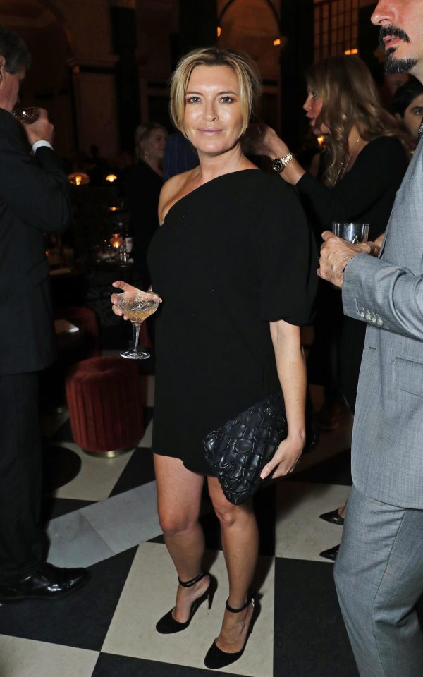  Tina Hobley's name was on the exclusive guest list