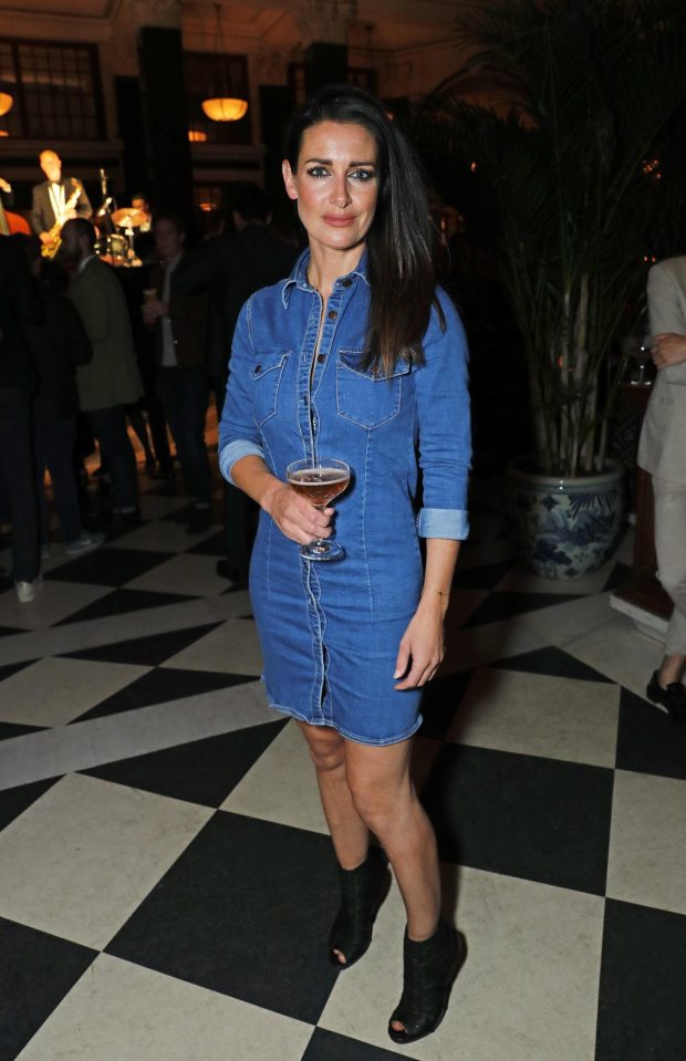  Blue jeans babe Kirsty Gallacher joined the star studded cast