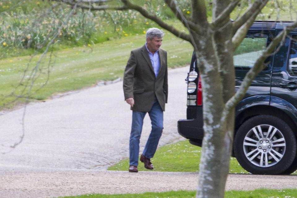 Dad Michael will be in the front row of the wedding alongside his wife Carole and other members of the Middleton family