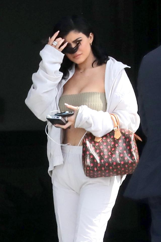  Kylie was spotted leaving the Mercer hotel with Travis following shortly after