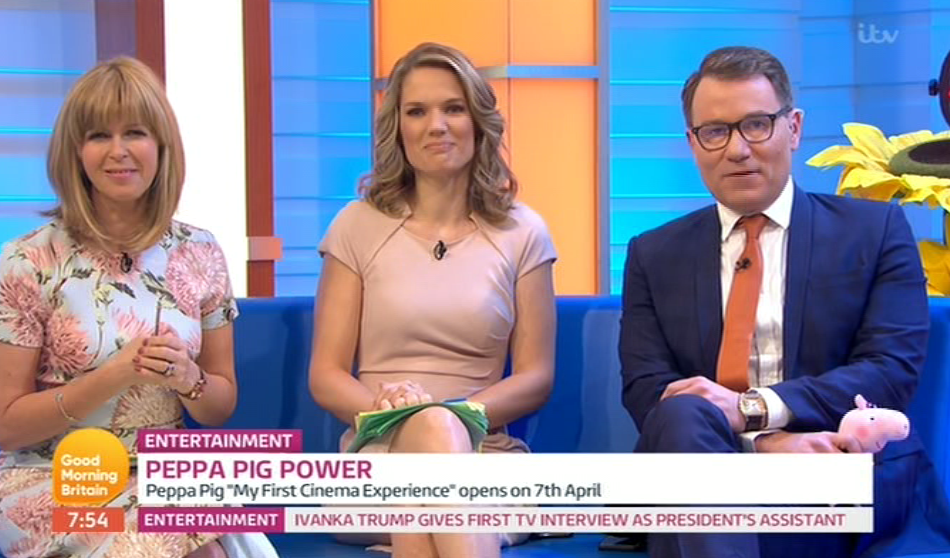  Charlotte, centre, admitted she watches Peppa Pig daily with her daughter